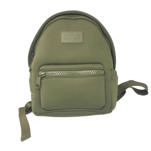 Dagne Dover Dakota Small Neoprene Purse Backpack Dark Moss