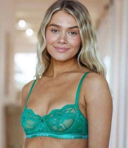 Lounge Underwear Emerald Blossom Balcony Bra 34E Size undefined - $45 New  With Tags - From Beadsatbp