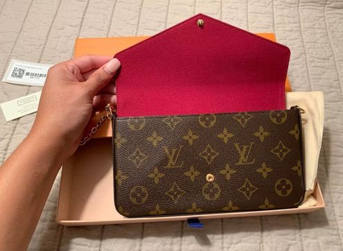 Nordstrom Louis Vuitton Felicie Pochette Monogram Brown - $450 New With  Tags - From Vintage