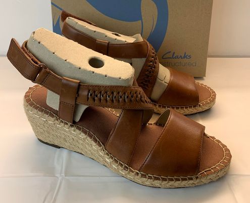 Clarks | Shoes | Structured By Clark Woman Sandals | Poshmark