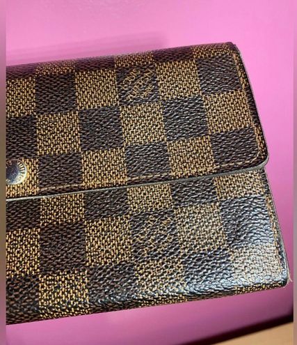 Louis Vuitton vintage Damier Ebene Sarah Wallet Multiple - $254 - From  Victoria