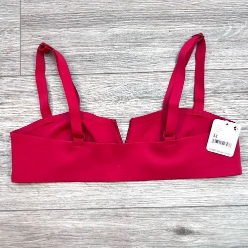 Free People Haute Red Adjustable Strap Notched Lily Scuba Bralette Medium -  $29 New With Tags - From Natalia