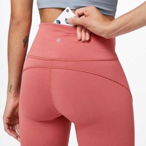 Lululemon Align Peach Leggings Pink 