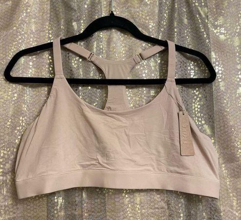 SKIMS Fits Everybody Racerback Bralette Nude/Mica 3X NWT Size undefined -  $35 New With Tags - From Jessica