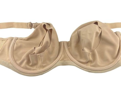 Elomi Smoothing EL3912 Nude Underwire Molded Nursing Bra 44DDD Tan