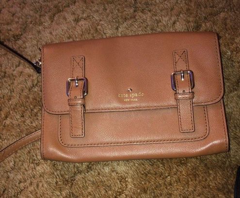 kate spade new york Aster Leather Shoulder Bag, Large - Brown for sale  online | eBay