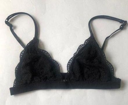 Anemone black bralette M/L Size undefined - $9 - From loreto