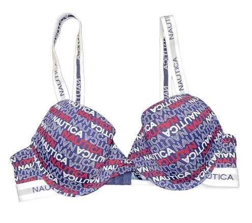 Nautica Red White Blue TShirt Bra Size undefined - $15 - From Christine