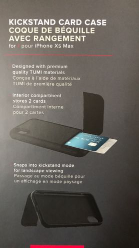 Tumi Textured Protective iPhone Case iPhone XS Max Gray 39 48