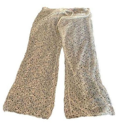 Emma Jordan white fish net pants S/M Size undefined - $14 - From