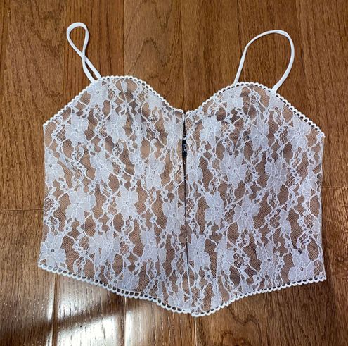 Beverly & Beck Sweetheart Lace Corset Top