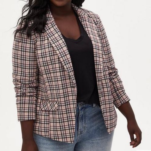 Plus Size - Studio Double Knit Boyfriend Blazer - Torrid