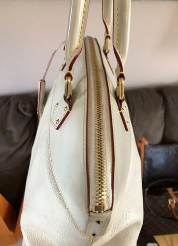 Louis Vuitton Suhali Lockit PM Grey at Jill's Consignment