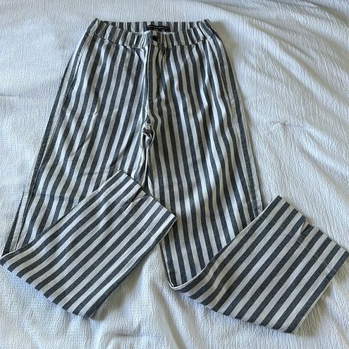 Brandy Melville | Pants & Jumpsuits | Brandy Melville Blue And White Striped  Tilden Pant | Poshmark
