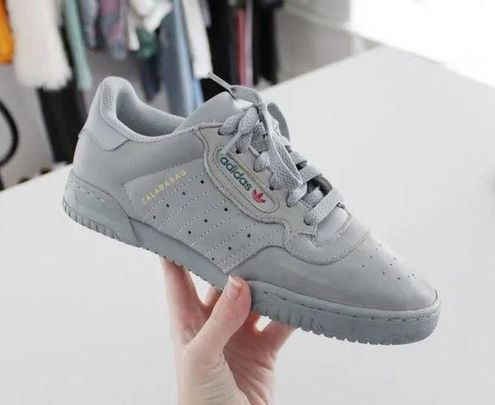 Yeezy Adidas Powerphase Calabasas Sneakers in Grey Gray Size 6.5 - $89 - From Romy
