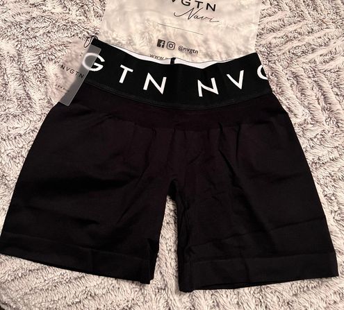 NVGTN, Shorts, Nvgtn Black Solid Seamless Shorts