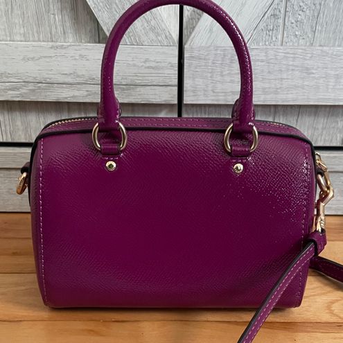 Coach Mini Rowan Satchel Crossbody Bag Purple - $130 (48% Off Retail) -  From Jen