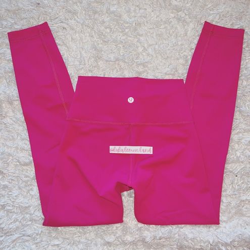 Lululemon Ripened Raspberry Wunder Train High Rise Tight 25” Size 4 - $97 -  From Lululemon