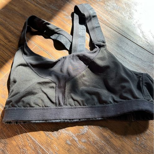 Lululemon athletica black snakeskin sports bra Size M - $28 - From