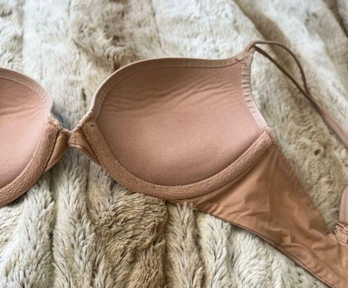 Victoria's Secret Beige Very Sexy Push Up Bra 32B EUC Tan Size 32