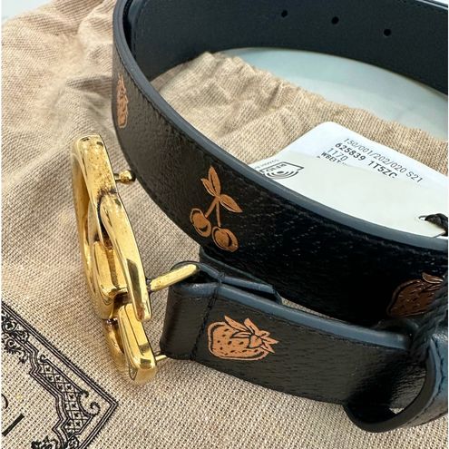 Gucci GG Logo Belt Cherry - $515 New With Tags - From Lux