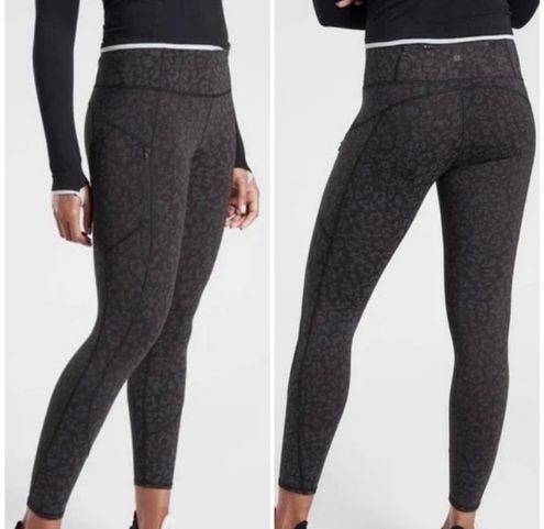 Athleta Rainier Reflective Tight Leggings Black - $50 (53% Off