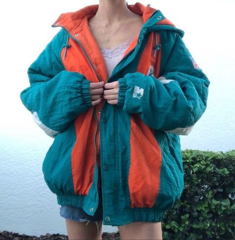 MIAMI DOLPHINS Vintage Starter Jackets, 2 Different, RARE