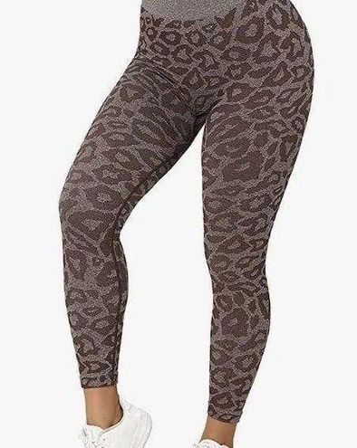 NVGTN Pcheebum Brown Leopard Print Activewear Leggings - $25 - From Kylie