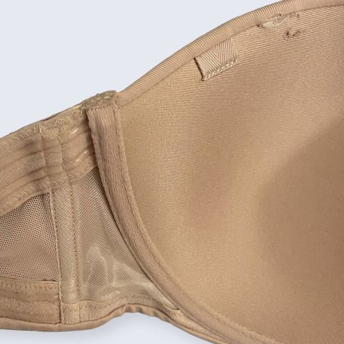 Soma Allura Multiway Strapless Underwire Lightly Lined Beige Bra 36D Tan  Size 36 D - $14 - From Eileen