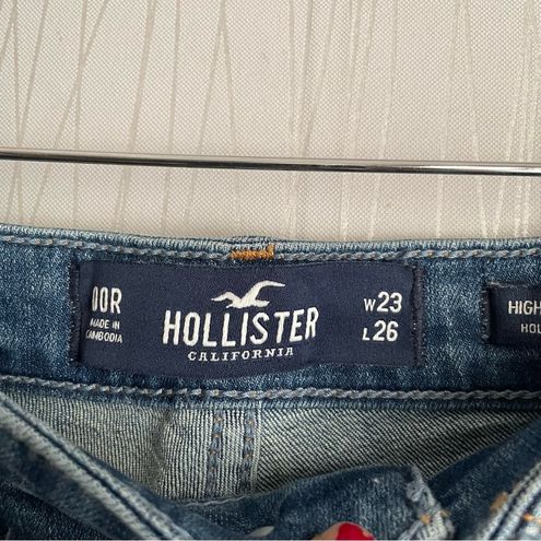 Hollister High Rise Slim Straight Jeans Classic Stretch Women's Size 00 /  23 Blue - $17 - From ThePoshJawn
