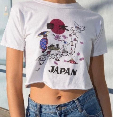 Brandy Melville Ashlyn Japan Graphic Tee 17 From Mya