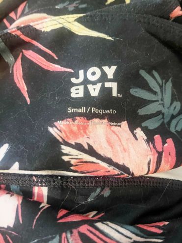 Joy Lab Black Tropical Printed Leggings - $5 (91% Off Retail) - From Posh