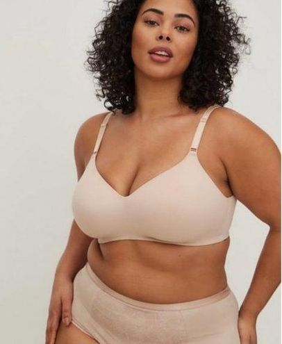 Torrid Nude Everyday Wire-Free Lightly Lined Bra Size 46B NWT