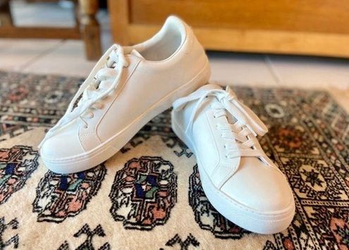 steve madden mirella white sneakers