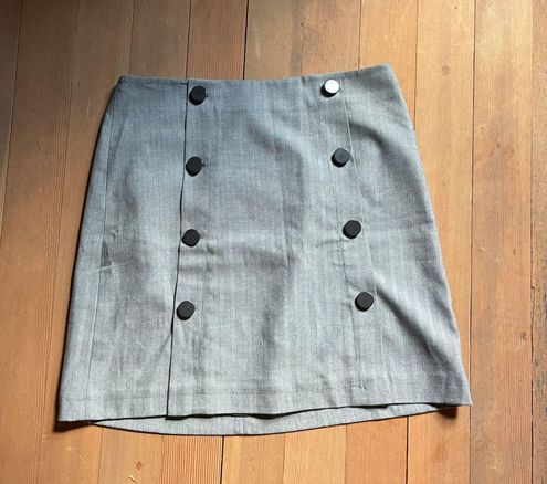 Loft Gray Skirt Size 8 - $21 (65% Off Retail) New With Tags - From Christina