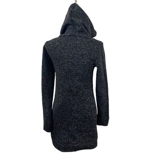 Fabletics, Dresses, Fabletics Yukon Hoodie Dress In Space Dye Grey