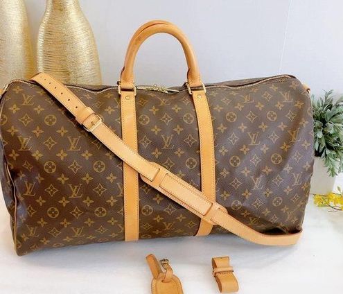 Vachetta Leather Strap for Louis Vuitton Keepall - Honey Patina