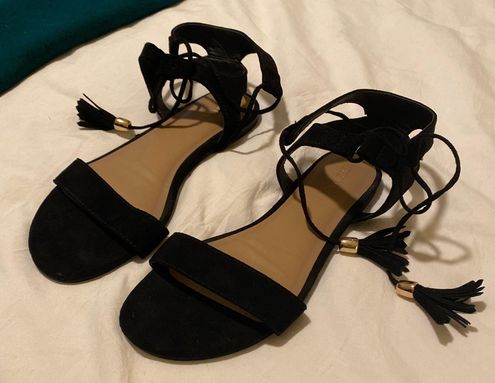 Merona Black And Gold Sandals Size 6.5 - $13 - From Georgia