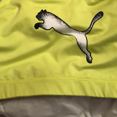 Puma Cutest Neon Yellow Sports Bra Size XL - $24 - From Geena