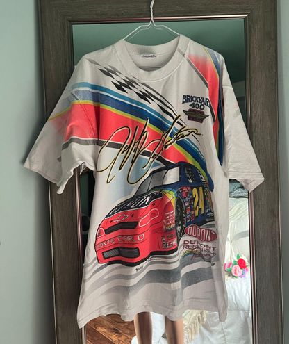 Chase Authentics Jeff Gordon nascar brickyard 400 1996 AOP tshirt