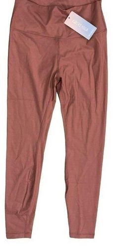 CRZ Yoga Womens Compression Workout Leggings Size 12 Large 28 Misty Merlot  Pink - $17 New With Tags - From Stephanie