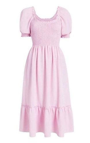 Hill House The Louisa Crepe Nap Dress Size XXS Ballerina Pink