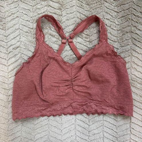 Torrid Size 2 Bralite Unlined 4-Way Stretch Lace Bralette - Rose Pink - $14  - From Phoebe