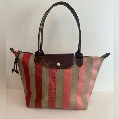 Longchamp Le Pliage Striped Phone Shoulder Bag