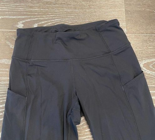 Lululemon Fast & Free 7/8 Tight II Black Leggings Non-Reflective Nulux 25  - $60 - From Haley