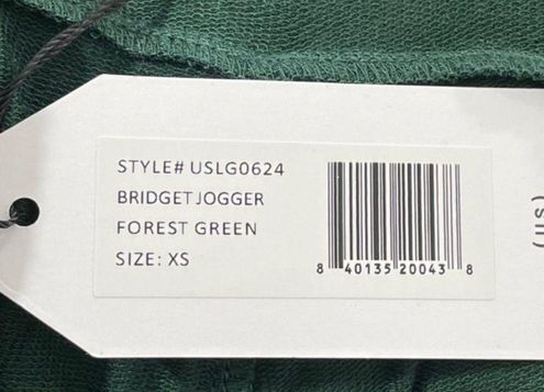 Bridget Luxe Fine Terry Jogger - Forest Green