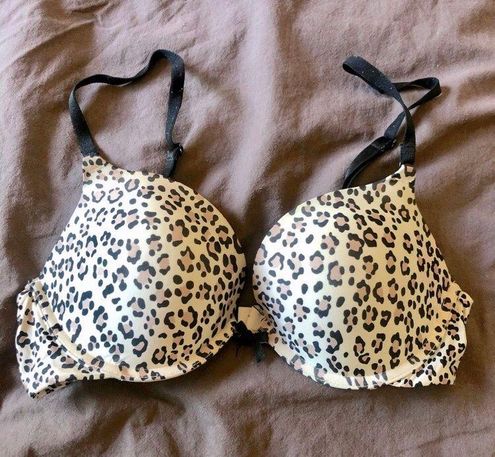 Victoria's Secret Leopard Push Up Bra Tan Size 34 C - $14 - From Rachel