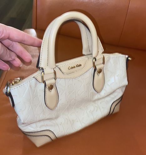 Calvin Klein top handle mini bag Tan - $15 (83% Off Retail) - From mandi