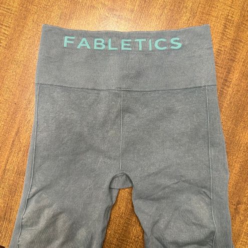 Fabletics NWOT Sync Seamless High-waisted 7/8 Leggings Blue - $30 - From  Emily