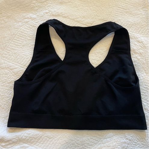 Ellen Tracy Active Razorback Sports Bra Black Size XL - $11 - From